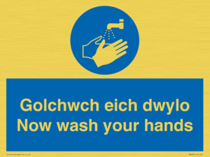 golchwch eich dwylo